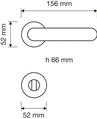 Wind Kapı Kolu Seti Patine Mat WC