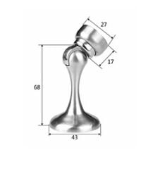 Manyetik Kapı Tutucu  Paslanmaz Çelik