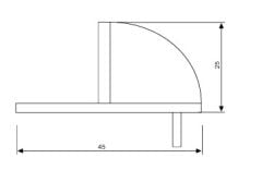 Kapı Stoperi Zemine Monte Vidalı Paslanmaz Çelik Mat