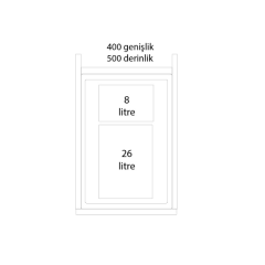 Hafele One2Five Asma Çerçevesi 400mm (Moovit)