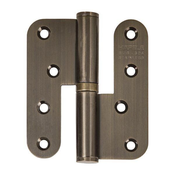 Hafele Yaprak menteşe antik bronz 100x88mm Sol