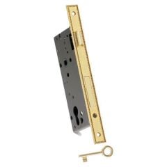 Hafele Gömme Kilit Banyo Tipi (WC) 60/22mm, Parlak Pirinç Renk