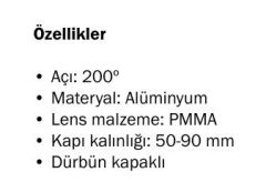 Kapı Dürbünü  200° 50-90 mm Altın