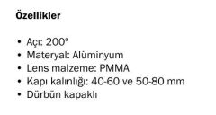 Kapı Dürbünü  200° 50-80 mm Krom