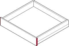 Hafele M. Box P Vis Y. İç Çekmece Ön Panel Tutucu, Beyaz Renk