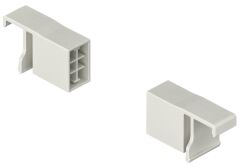 Hafele M. Box P Vis Yatay Bordür Tutucu Plastik, Beyaz Renk