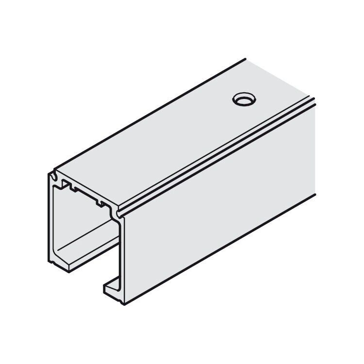 Hafele Slido D- Line11 G x Y: 31 x 33 mm Tekli Taşıyıcı Ray