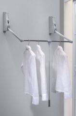 Gardırop Asansörü Duvar Tipi 75-115cm 10kg Alüminyum Gri