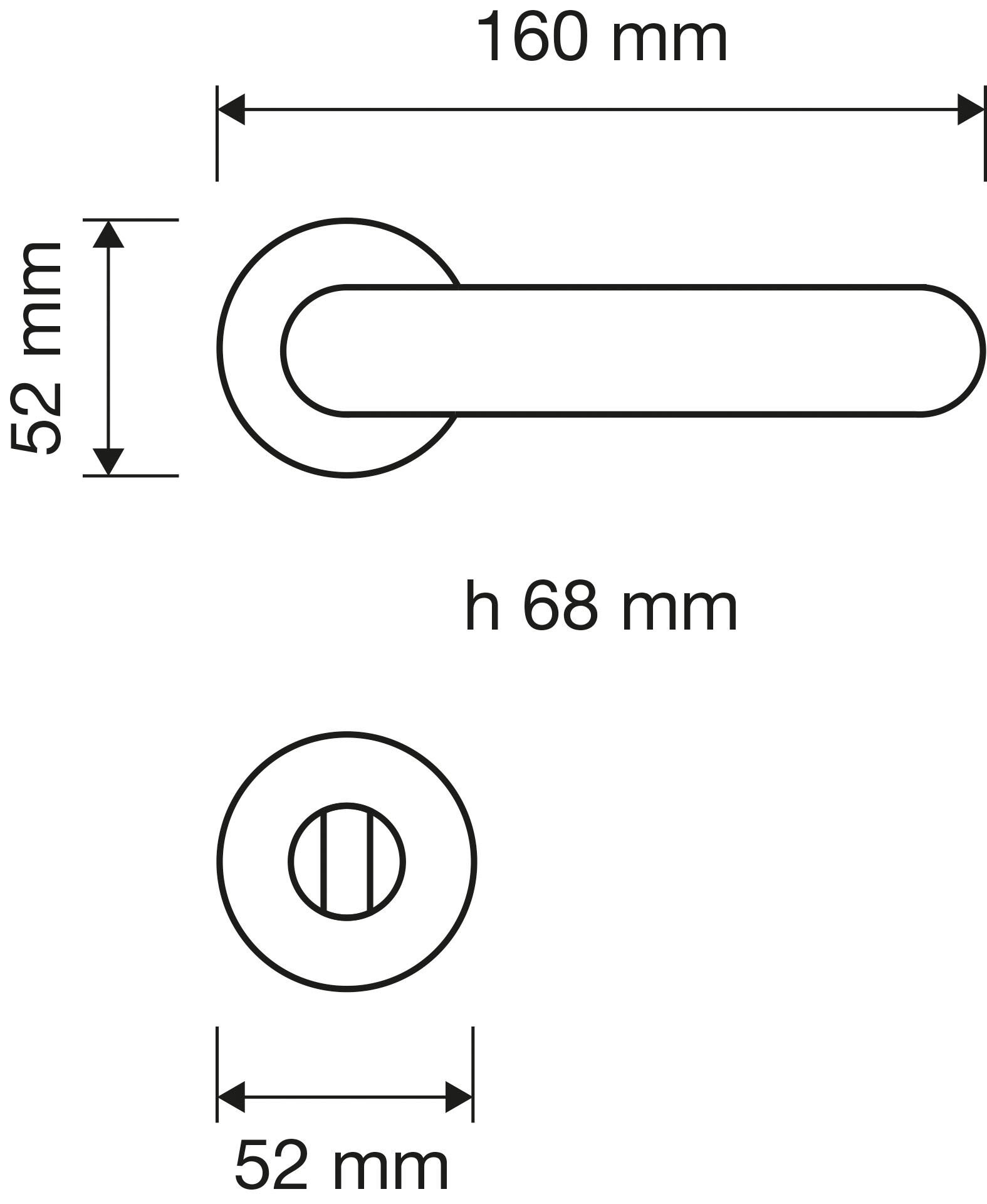 Spirit Kapı Kolu Seti Mat Bronz WC