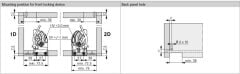 Grass Dynaneo Tam Açılım Yavaşlatıcılı Gizli Ray 270mm