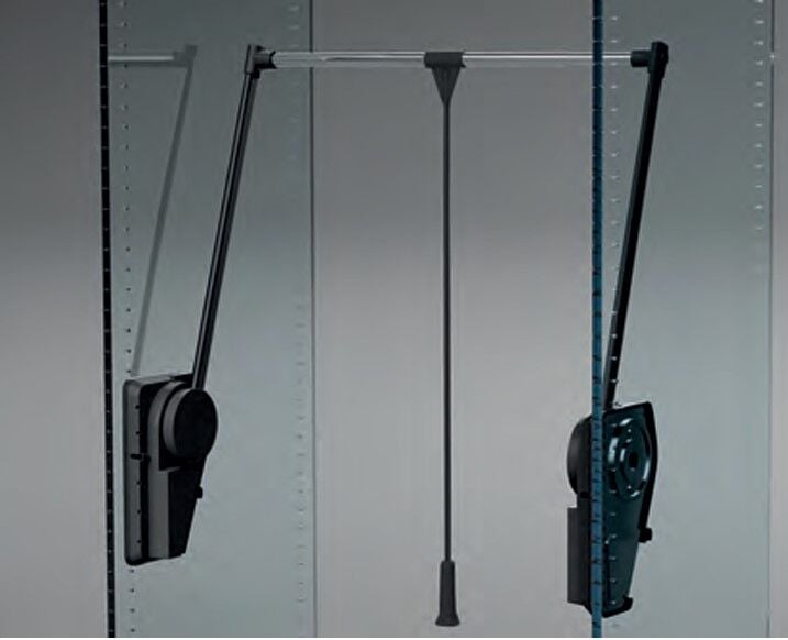 Gardırop Asansörü Lift 151 75-115cm 20kg Siyah