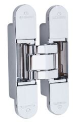 Gizli Kapı Menteşesi 135mm 80kg  Krom Parlak