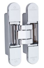 Gizli Kapı Menteşesi 135mm 80kg  Krom Parlak