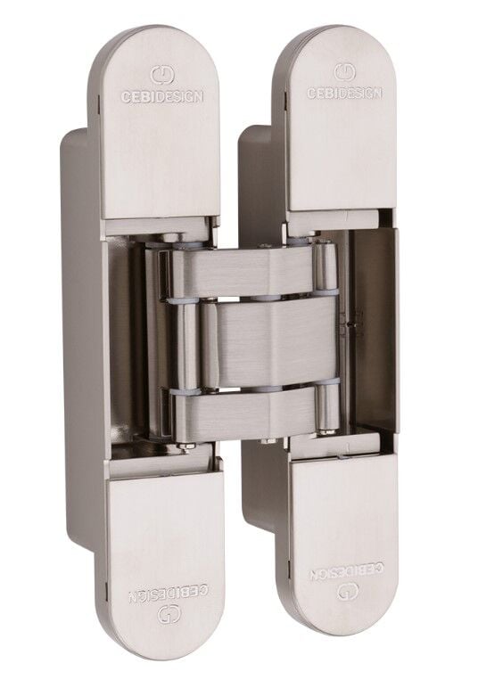 Gizli Kapı Menteşesi 135mm 80kg  Parlak Fırçalanmış Inox