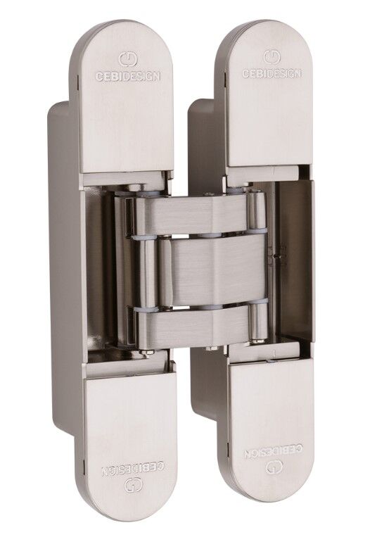 Gizli Kapı Menteşesi 135mm 80kg  Parlak Fırçalanmış Inox