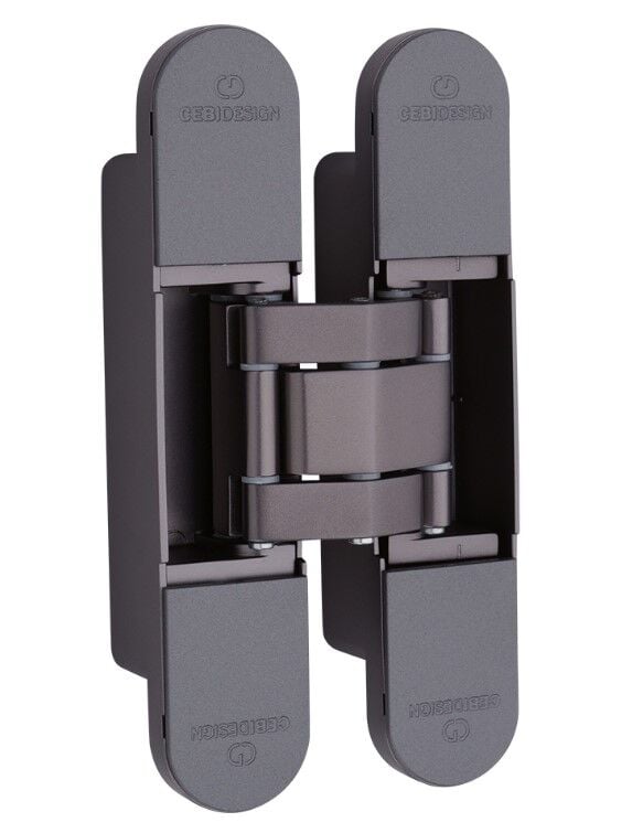 Gizli Kapı Menteşesi 135mm 80kg  Mat Antrasit