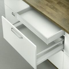 Hafele İç Çekmece Seti 90'lık Modül İçin Bordürsüz 45'lik Gri