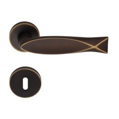 Fish Kapı Kolu Seti  Mat Bronz Oda