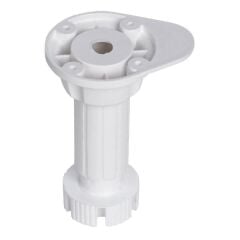 Hafele PFT05 Plastik Ayarlı Baza Ayağı 100-150mm, Beyaz Renk