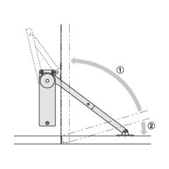 Hafele Doxı Düşer Kapak Makası Sağ 5,9- 9,3N