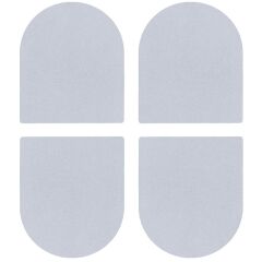 AGB Gizli Kapı Menteşesi Kapak Seti 2.1 Eclipse Krom Mat