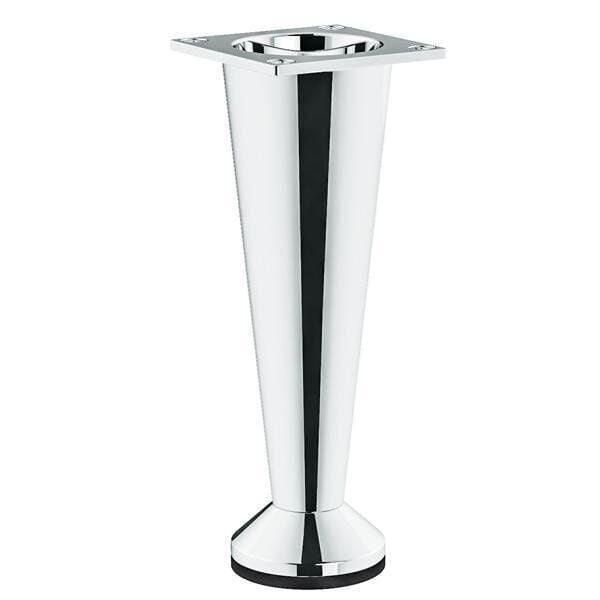 Hafele Helen Konik Mobilya Ayağı 50mm, Parlak Krom Renk