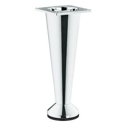 Hafele Helen Konik Mobilya Ayağı 50mm, Parlak Krom Renk