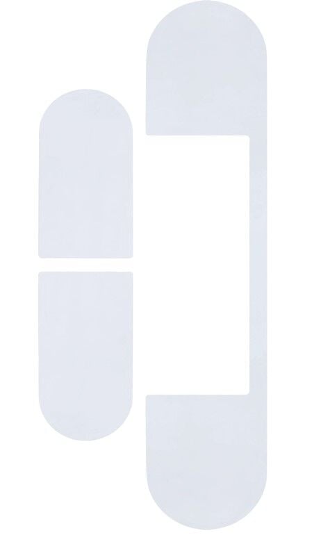 AGB Gizli Kapı Menteşesi Kapak Seti 4.1 Eclipse Nikel