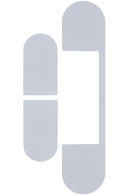 AGB Gizli Kapı Menteşesi Kapak Seti 4.1 Eclipse Krom Mat