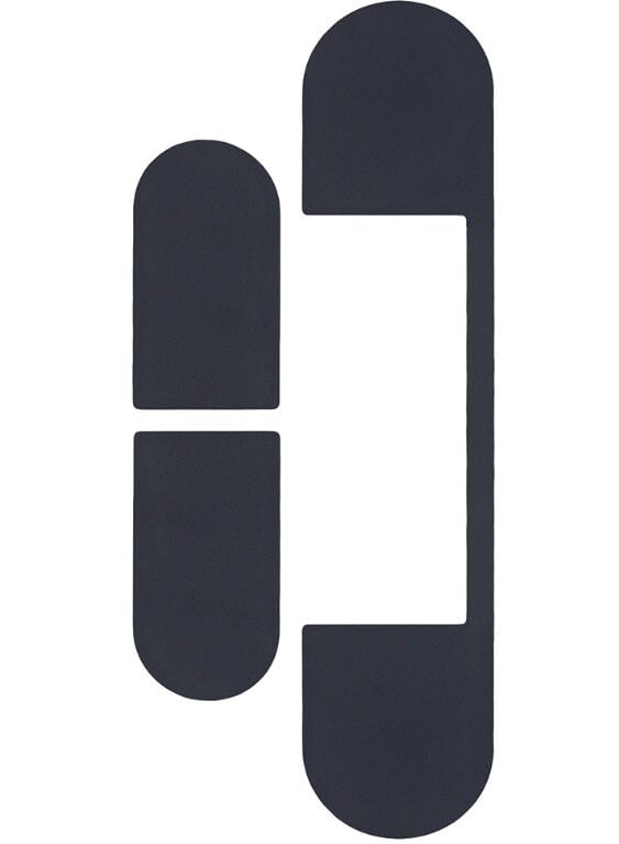 AGB Gizli Kapı Menteşesi Kapak Seti 4.1 Eclipse Siyah Mat