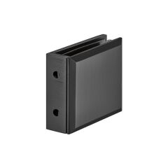Hafele Cam Tutucu Duvar-Cam 90 Derece Grafit Siyah Renk