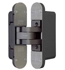 Ahşap Kapı Hidrolik Boş Menteşe Gri