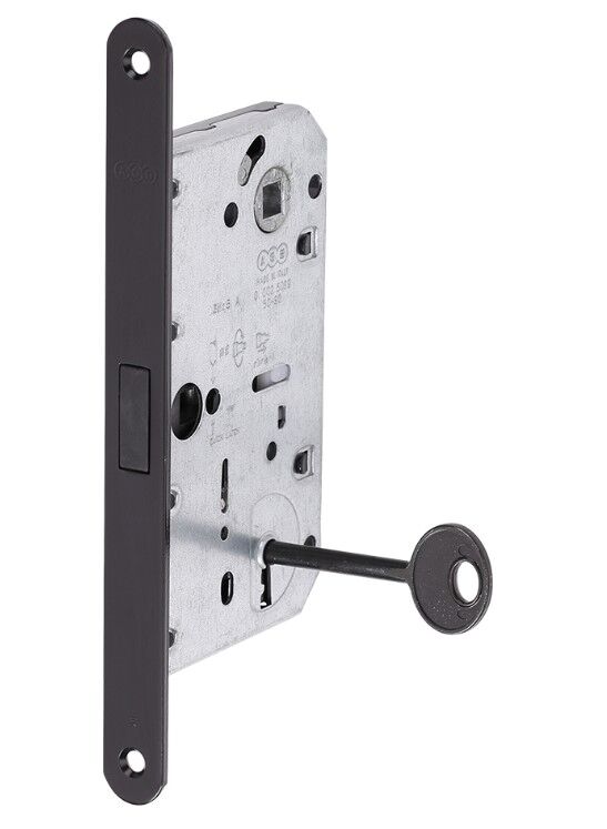 Agb Manyetik Kilit Oda Tipi 50/18mm Siyah Mat