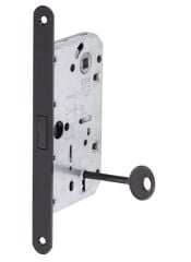 Agb Manyetik Kilit Oda Tipi 50/18mm Siyah Mat