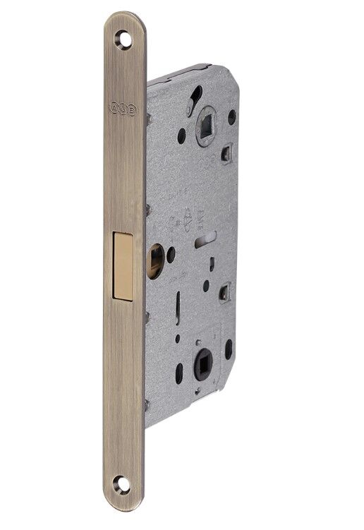 Agb Manyetik Kilit WC Tipi 50/18mm Antik Pirinç Kaplama