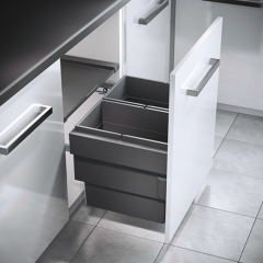 Hafele CARGO SYNCHRO 600 Çöp Kutusu (28+28 Litre)