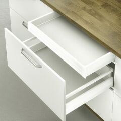 Hafele İç Çekmece Seti 60'lık Modül İçin Bordürsüz 30'luk Vidalı Beyaz