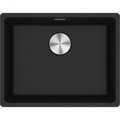Franke Granit Eviye Tek Gözlü Damlalıksız Bx Maris Mrg 210/110-52 Nero