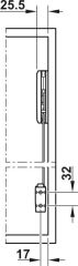 Hafele Free Fold Makas Gövdesi Sağ 77-84cm/8-15,5kg (10 Adet)