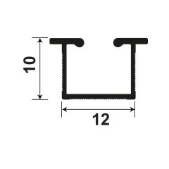 Hafele Anta Tekli Ray, 2,5M, Al.Eloksal