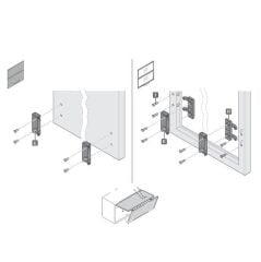 Hafele Free Fold Kapak Bağlantı Parçası