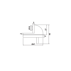 Hafele Zemine Monte Kapı Stoperi, Mat Paslanmaz Çelik Renk
