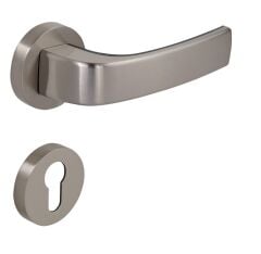 Pera Kapı Kolu Seti Oda Yale Inox-Siyah