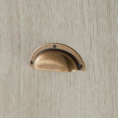Hafele Kabuk Çekmece Kulpu Lamont 64mm Antik Bronz