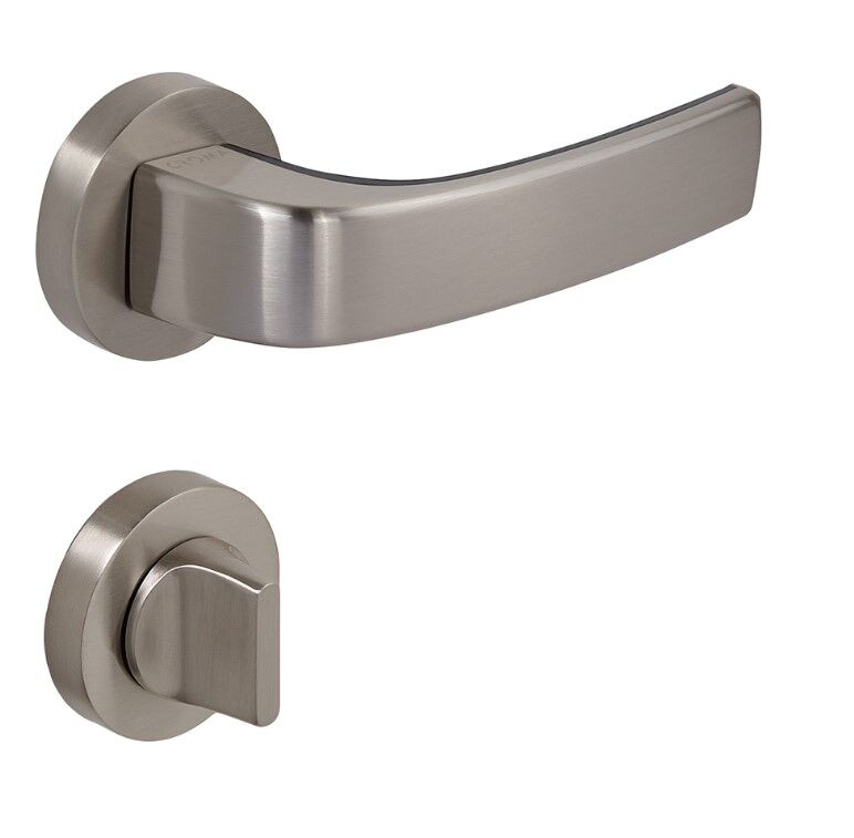 Pera Kapı Kolu Seti Oda WC Inox-Siyah