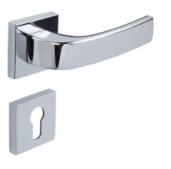 Pera-S Kapı Kolu Seti Yale Krom Parlak-Siyah