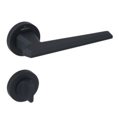 SINA Kapı Kolu Seti WC Antrasit Satine