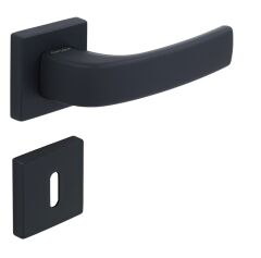 Pera-S Kapı Kolu Seti Oda Siyah Mat