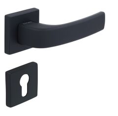 Pera-S Kapı Kolu Seti Yale Siyah Mat