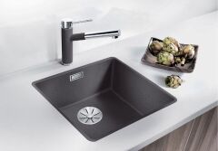 Blanco Granit Eviye Tezgah Altı Subline 500-U Tek Gözlü Anthracite